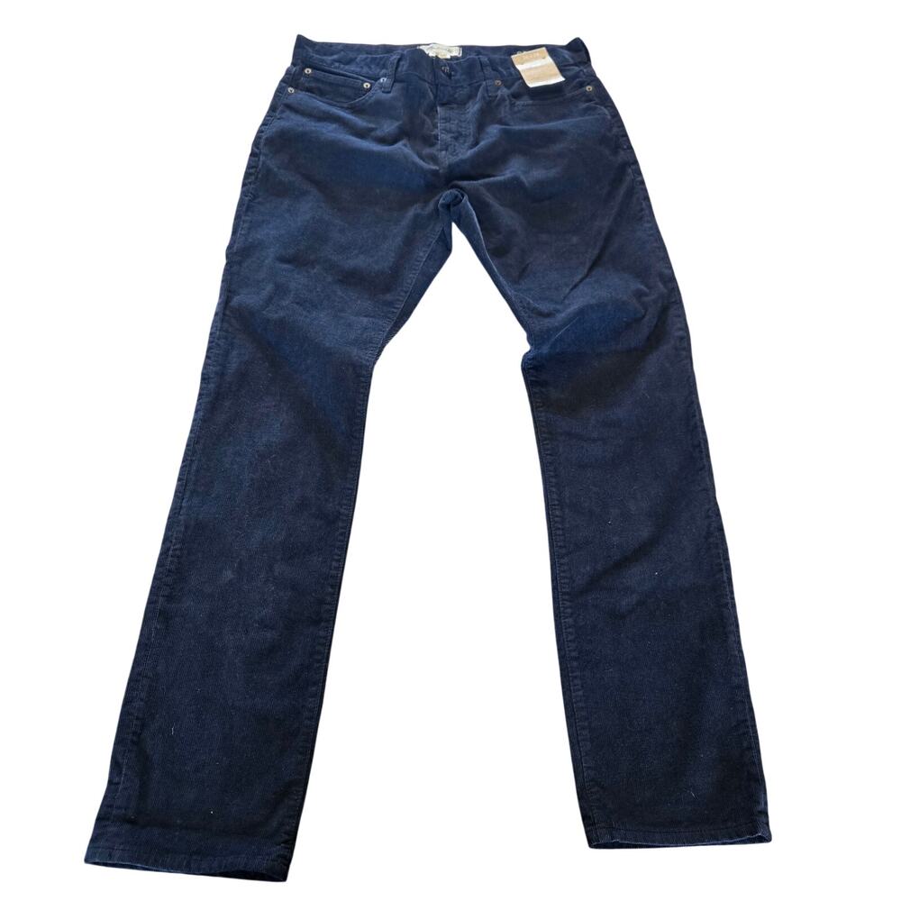 Madewell Black Slim Corduroy Men's Pants Size 34×34 NWT